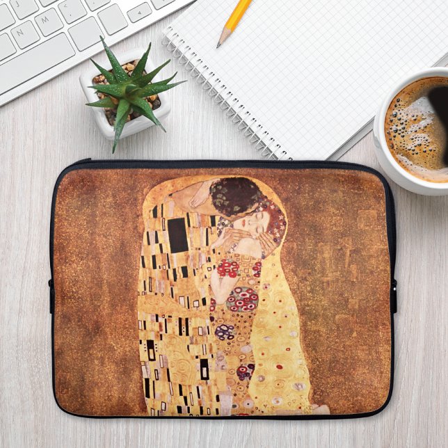 Kiss Painting Gustav Klimt Laptop Fodral (Skapare uppladdad)