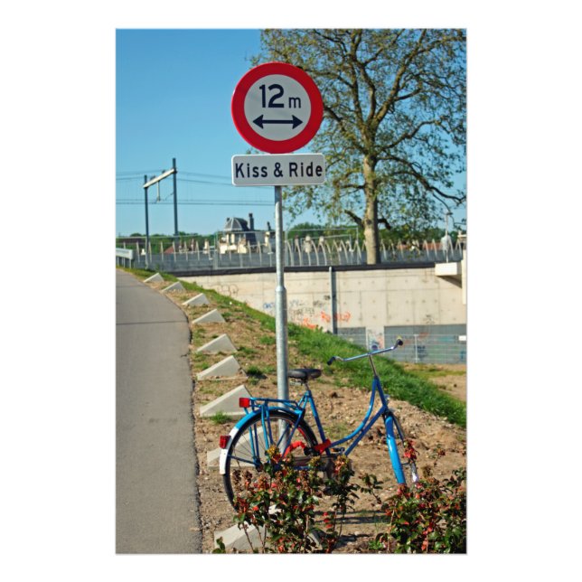 Kiss & ride fototryck (Framsidan)