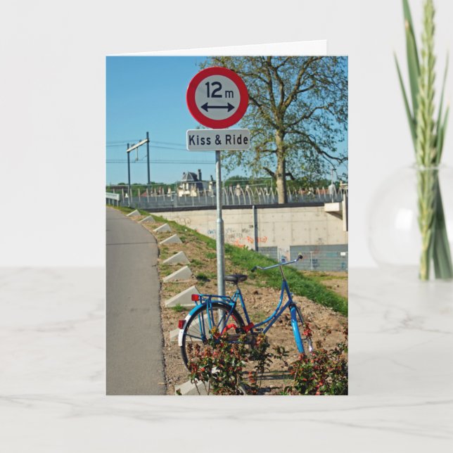 Kiss & ride kort (Framsida)