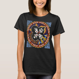 Kiss Rock and roll över 40 T Shirt