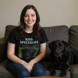 Kiss Specialist Anpassningsbar Rolig hund T Shirt