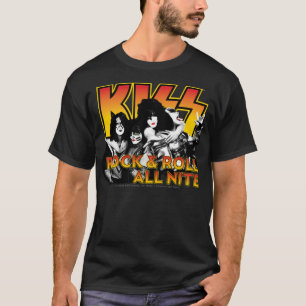 KISS Sten Band Sten & Roll all Nite Spaceman C T Shirt