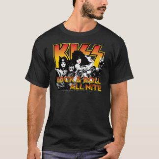 KISS Sten Band Sten & Roll All Nite Spaceman Catma T Shirt