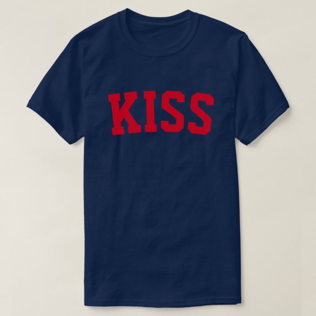 Kiss T Shirt (Design framsida)