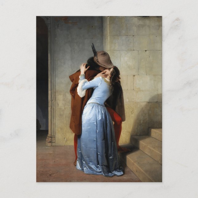 Kiss-tavlan av Francesco Hayez Vykort (Framsida)