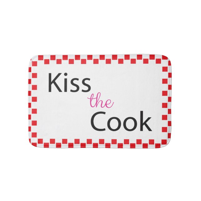 Kiss the Cook Badrumsmatta (Framsidan)