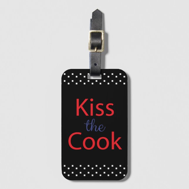 Kiss the Cook Bagagebricka (Framsida vertikal)