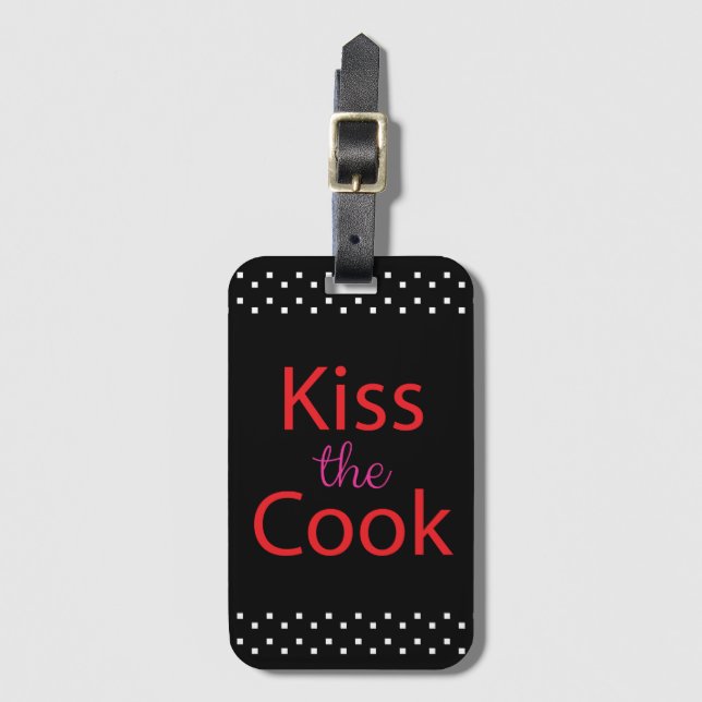 Kiss the Cook Bagagebricka (Framsida vertikal)