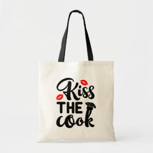 Kiss the Cook, Baker, Cooking, Chef, Köks. Tygkasse