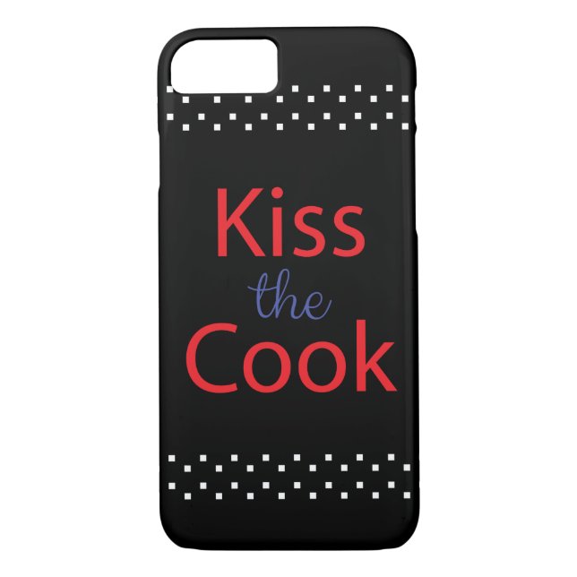 Kiss the Cook Case-Mate iPhone Skal (Baksida)