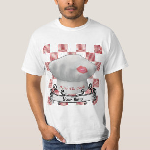Kiss The Cook chef t-shirt