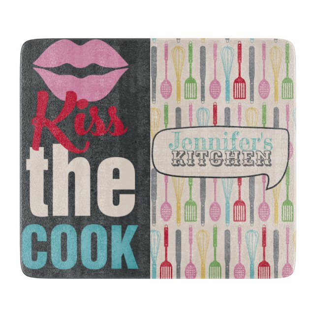 Kiss the Cook Cting Board (Framsidan)