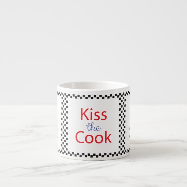 Kiss the Cook Espressomugg (Framsidan)