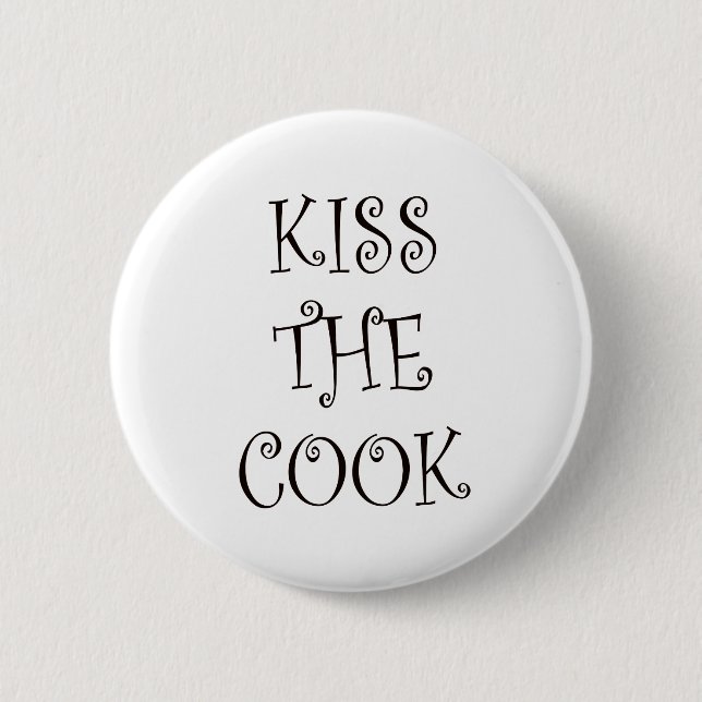 Kiss the cook knapp (Framsida)
