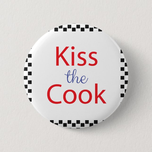 Kiss the Cook Knapp (Framsida)