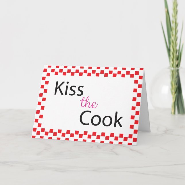 Kiss the Cook Kort (Framsida)