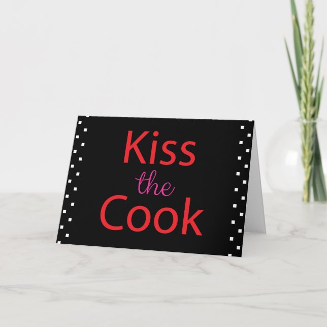 Kiss the Cook Kort (Framsida)