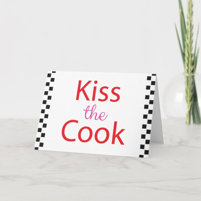 Kiss the Cook Kort (Framsida)