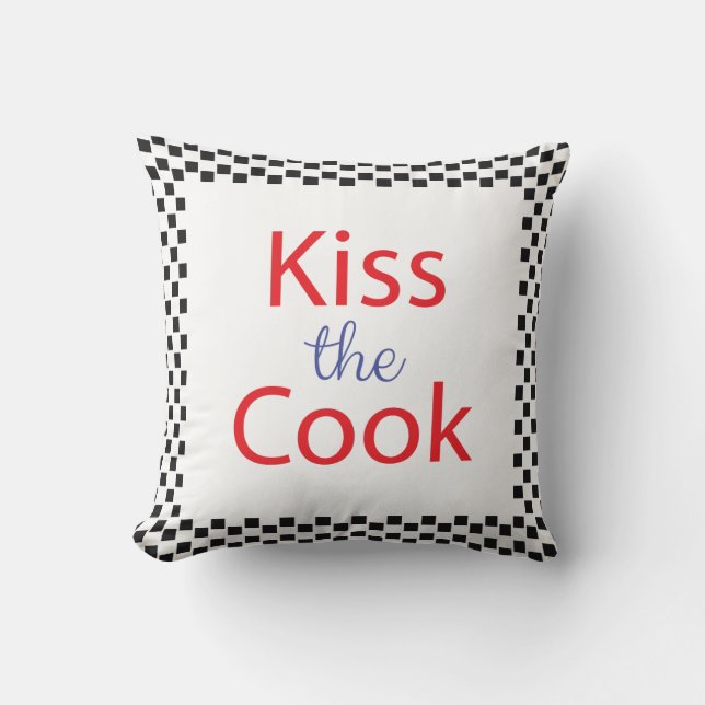Kiss the Cook Kudde (Framsida)
