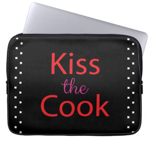 Kiss the Cook Laptop Fodral