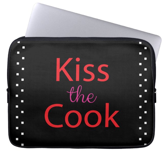 Kiss the Cook Laptop Fodral (Framsidan)
