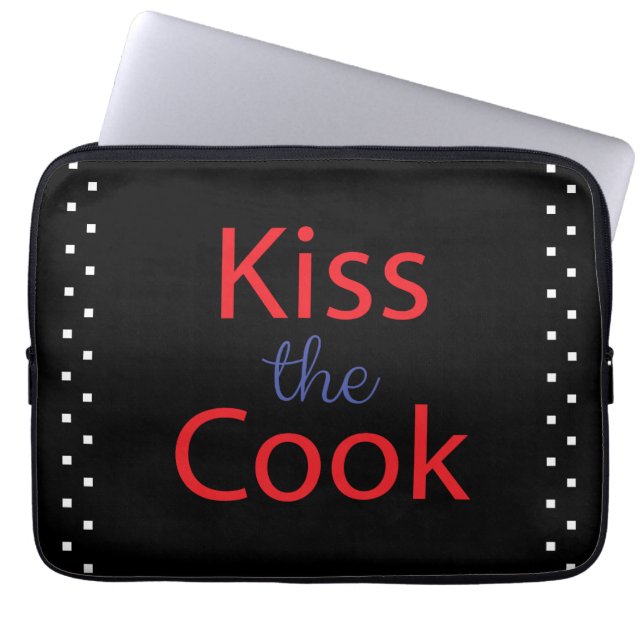 Kiss the Cook Laptop Fodral (Framsidan)