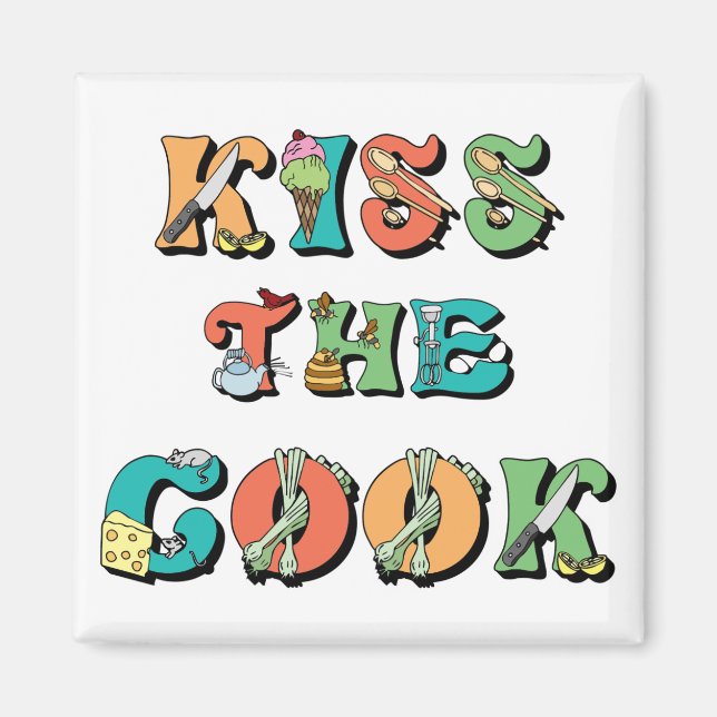 Kiss the Cook Magnet (Framsidan)