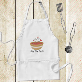 Kiss the Cook Mysigt Kitchen Förkläde