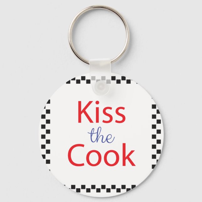 Kiss the Cook Nyckelring (Framsida)