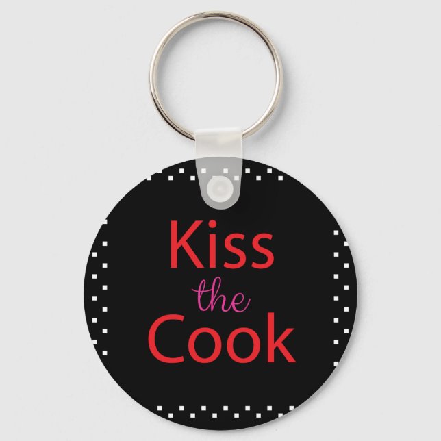Kiss the Cook Nyckelring (Framsida)