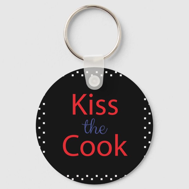 Kiss the Cook Nyckelring (Framsida)