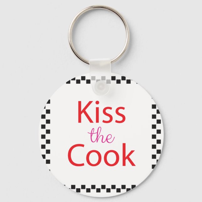 Kiss the Cook Nyckelring (Framsida)