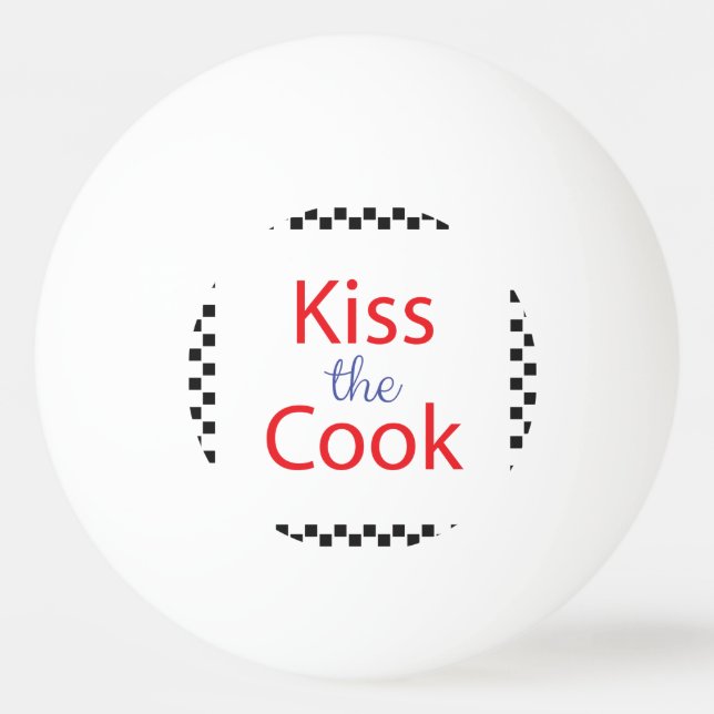 Kiss the Cook Pingisboll (Framsidan)