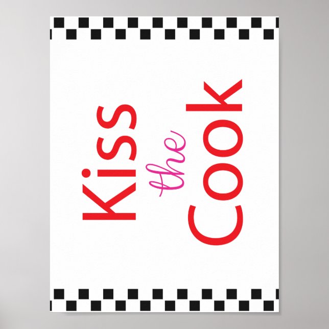 Kiss the Cook Poster (Framsidan)