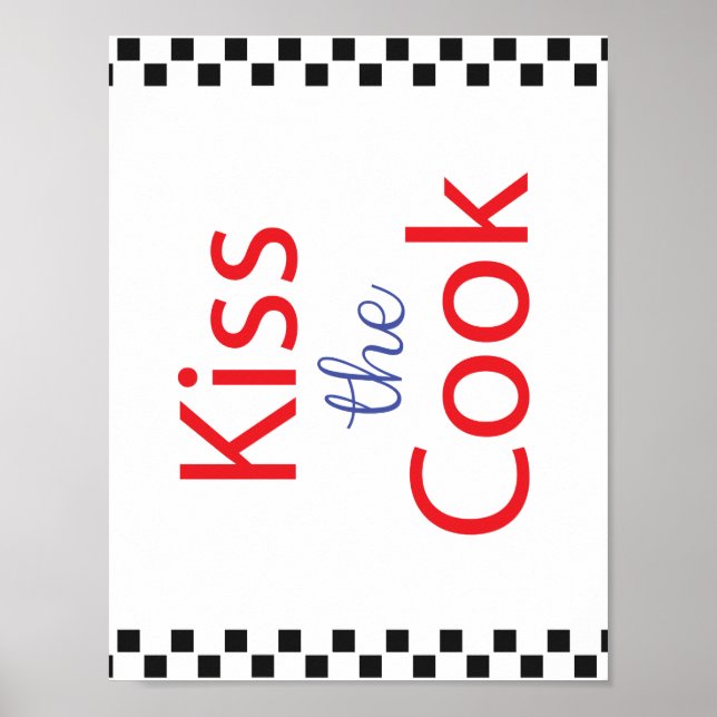 Kiss the Cook Poster (Framsidan)