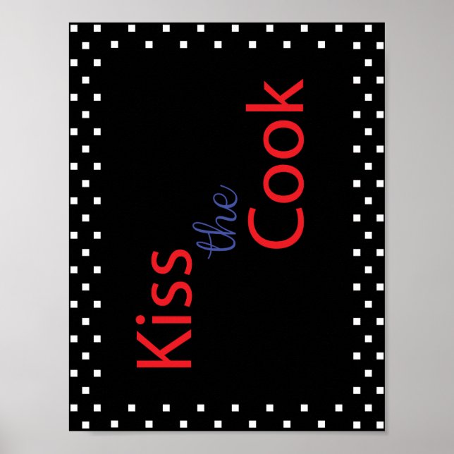 Kiss the Cook Poster (Framsidan)