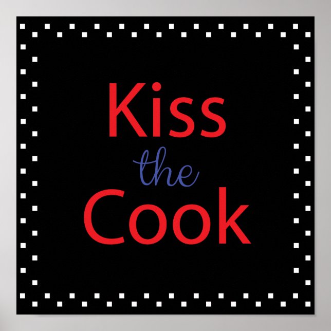 Kiss the Cook Poster (Framsidan)