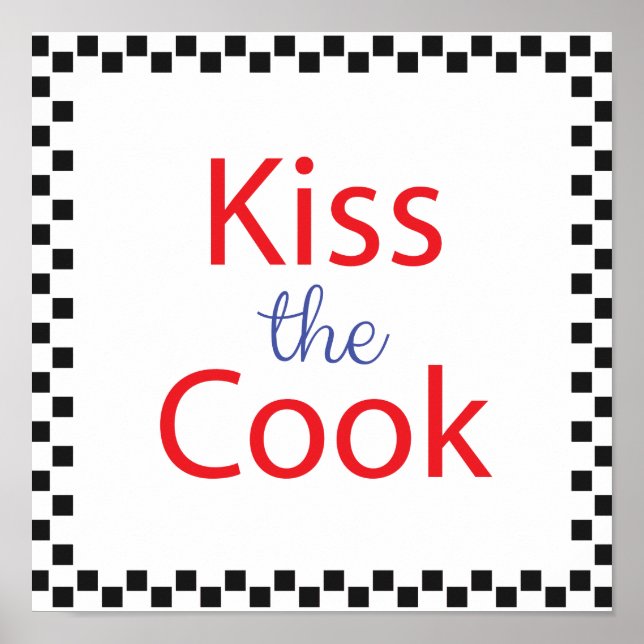 Kiss the Cook Poster (Framsidan)