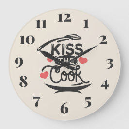 Kiss the Cook Stor Klocka