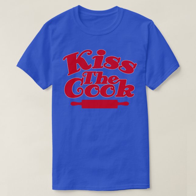 Kiss the Cook T Shirt (Design framsida)