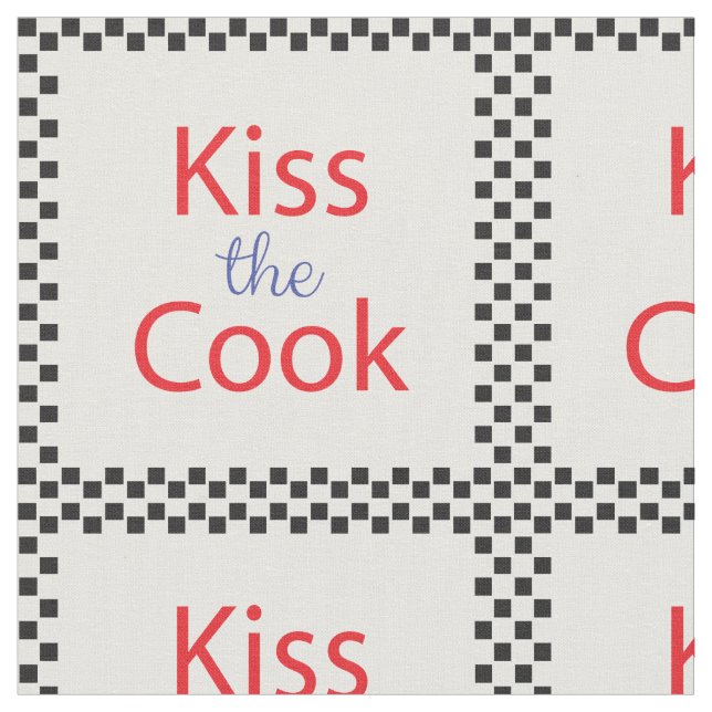 Kiss the Cook Tyg (Närbild)