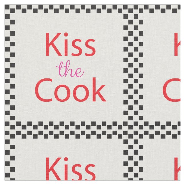 Kiss the Cook Tyg (Närbild)