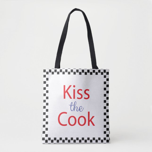 Kiss the Cook Tygkasse (Framsida)