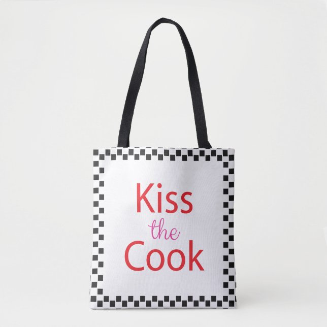 Kiss the Cook Tygkasse (Framsida)