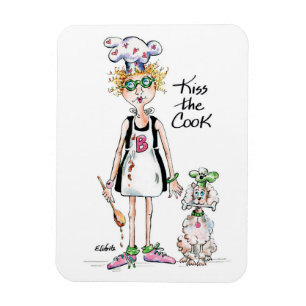 Kiss the Cook, visa henne din uppskattning Magnet