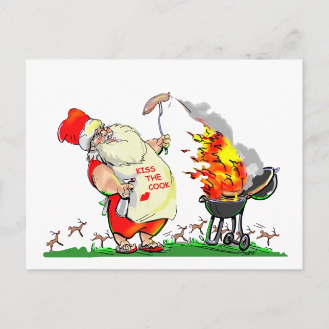 Kiss the Cook Vykort (Framsida)