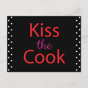 Kiss the Cook Vykort