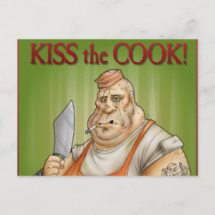 Kiss the Cook Vykort