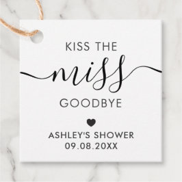 Kiss the Miss AdjMöhippa Märkre, Kraft Gåvor Etiketter