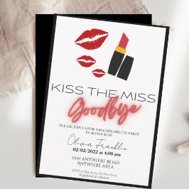 Kiss the miss adjö möhippa inbjudningar